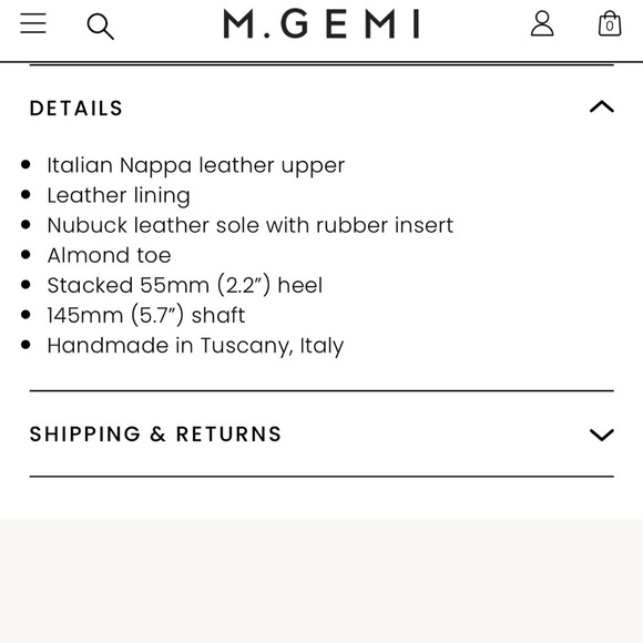 M. Gemi Italian saddle leather brown ankle boots. NWOT - Picture 3 of 11